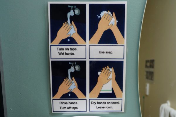 hand washing instructions landscape